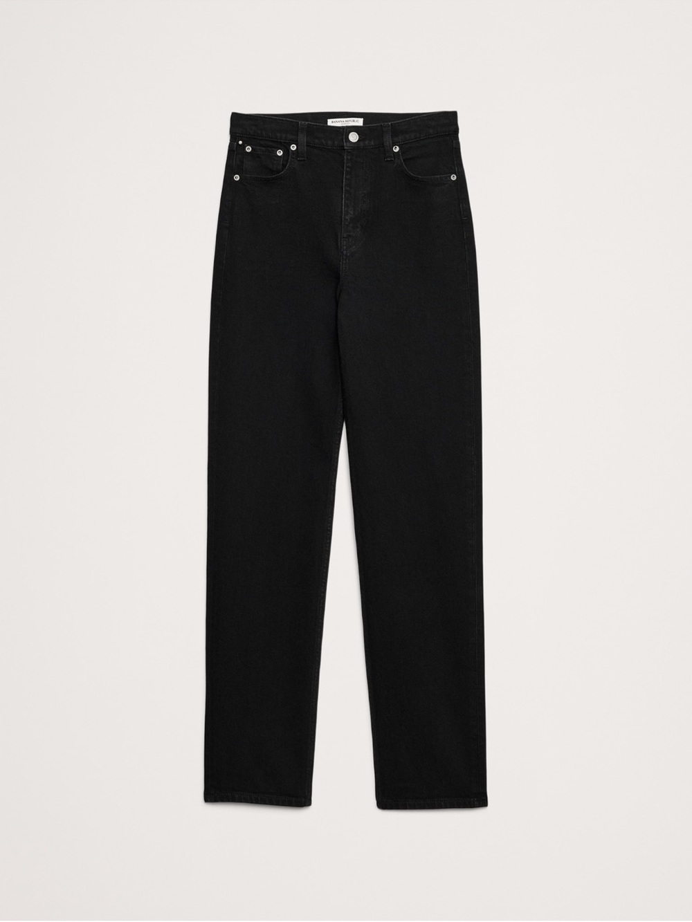 Banana Republic Black 90s Straight Jean